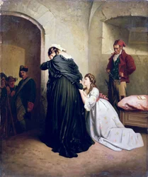 Marie Antoinette Departing to Her Execution (one of pair)